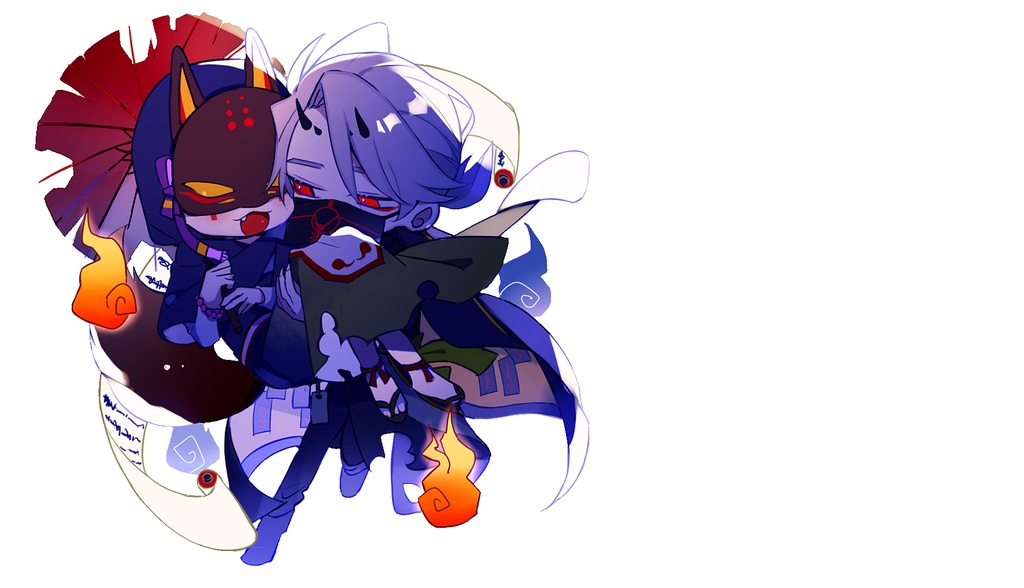 納占アクリルキーホルダー