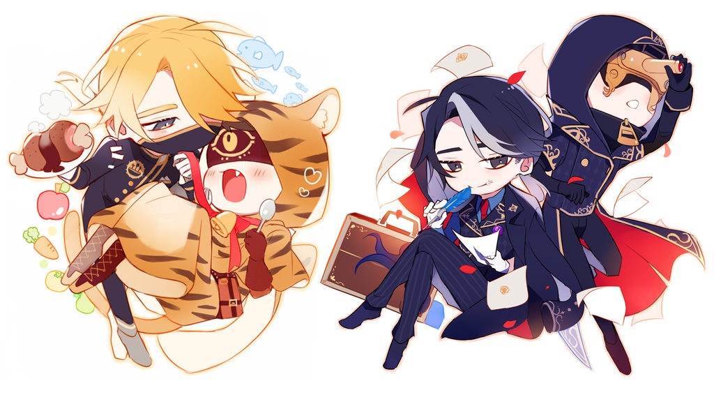 納占アクリルキーホルダー