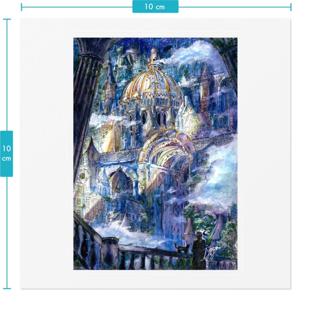 Old castle ステッカー