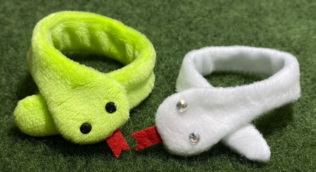 ヘビ年ティペット にじぱぺ/フィンガーマスコット/10cmぬい/等