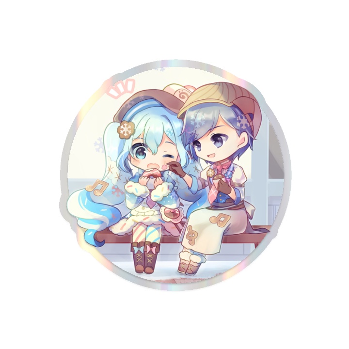 雪カイミク2026ステッカー