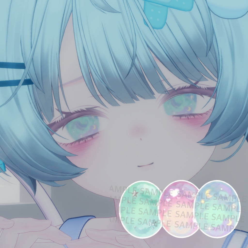 【7アバター対応】ゆめかわeye【eye texture】