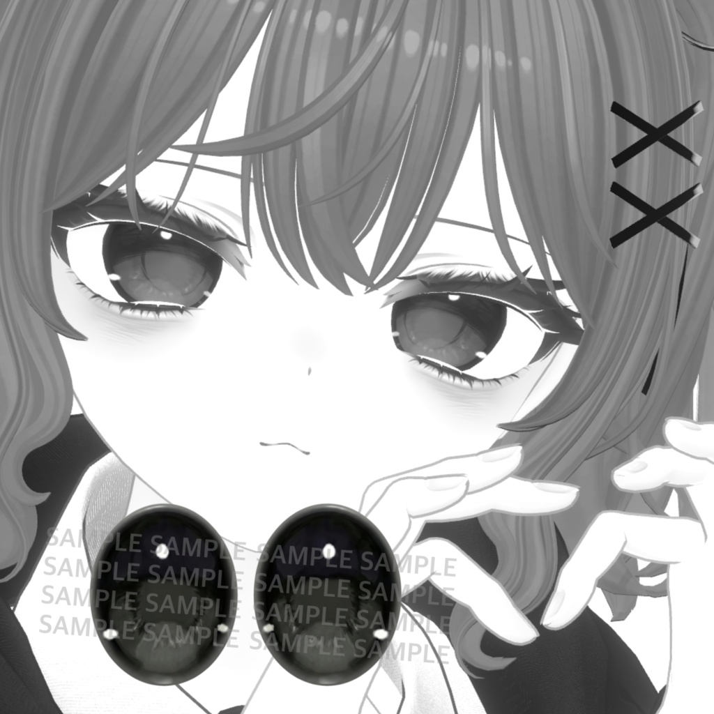 【7アバター対応】やみくろeye【eye texture】