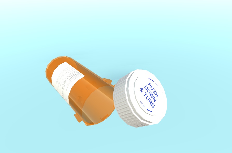 【VRChat向け】映画でよく見る錠剤を入れておく"あれ"