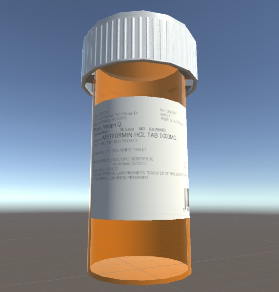 【VRChat向け】映画でよく見る錠剤を入れておく"あれ"