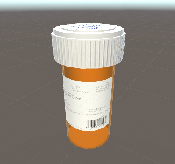 【VRChat向け】映画でよく見る錠剤を入れておく"あれ"