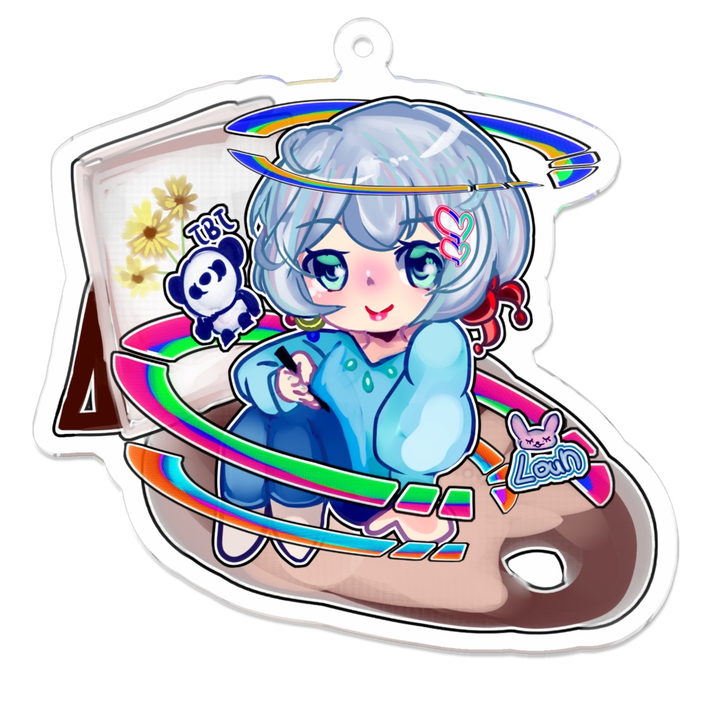 「なないろ」オリジナルキャラクターアクリルキーホルダー