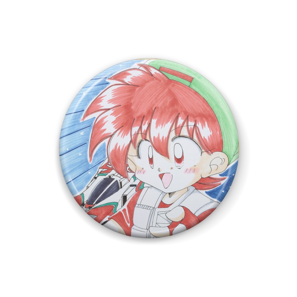 烈くん缶バッジ