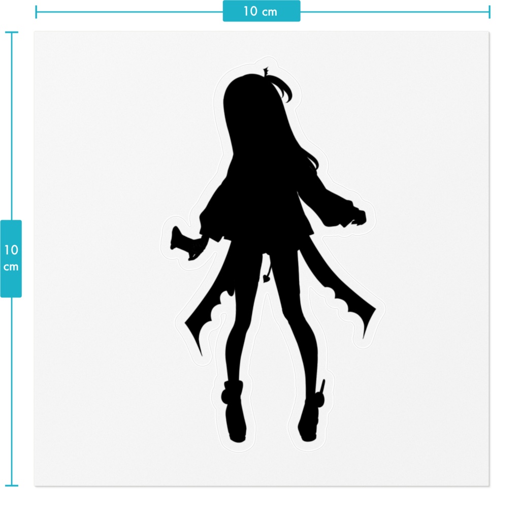 ALUシルエット🦇ステッカー