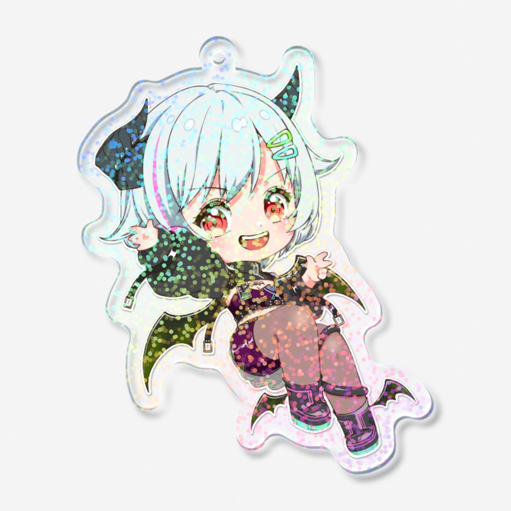 新衣装/ホログラムアクキー 70mmx70mm