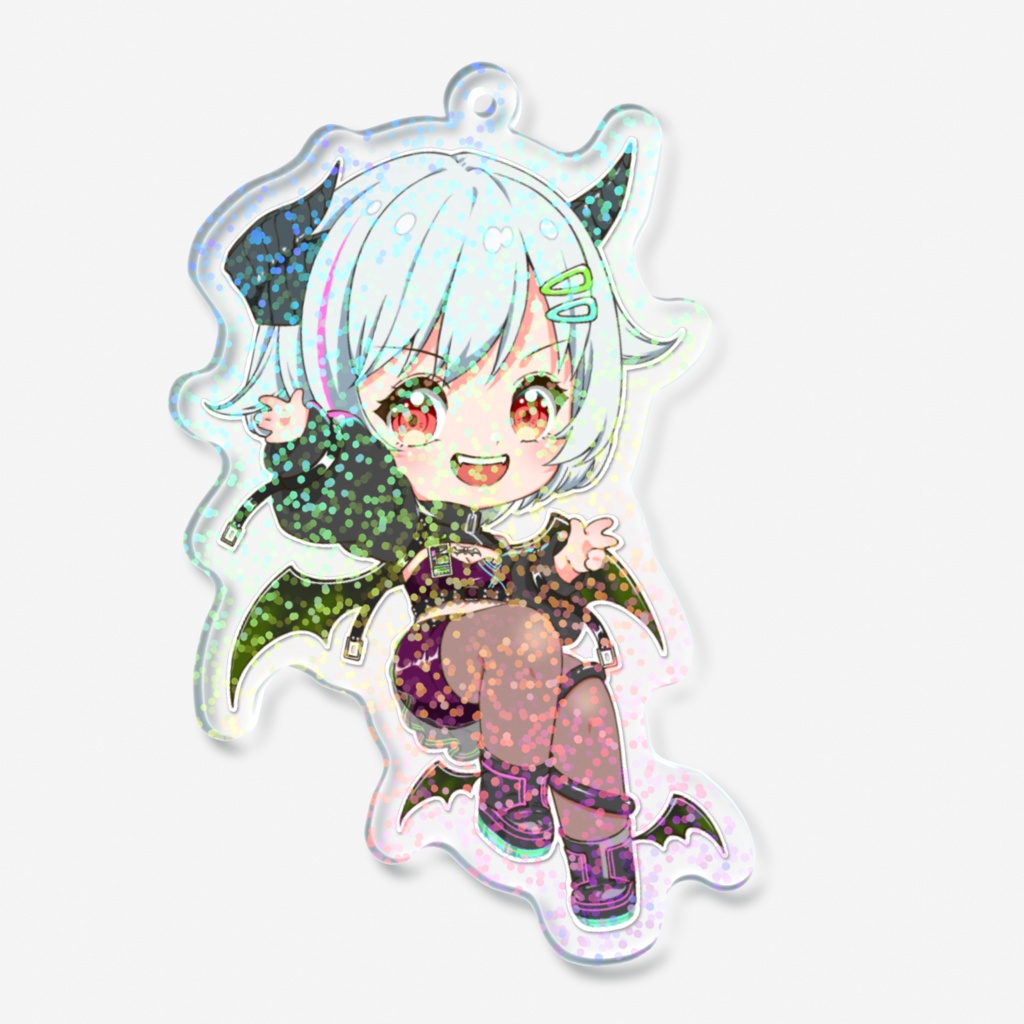 新衣装/ホログラムアクキー 70mmx70mm