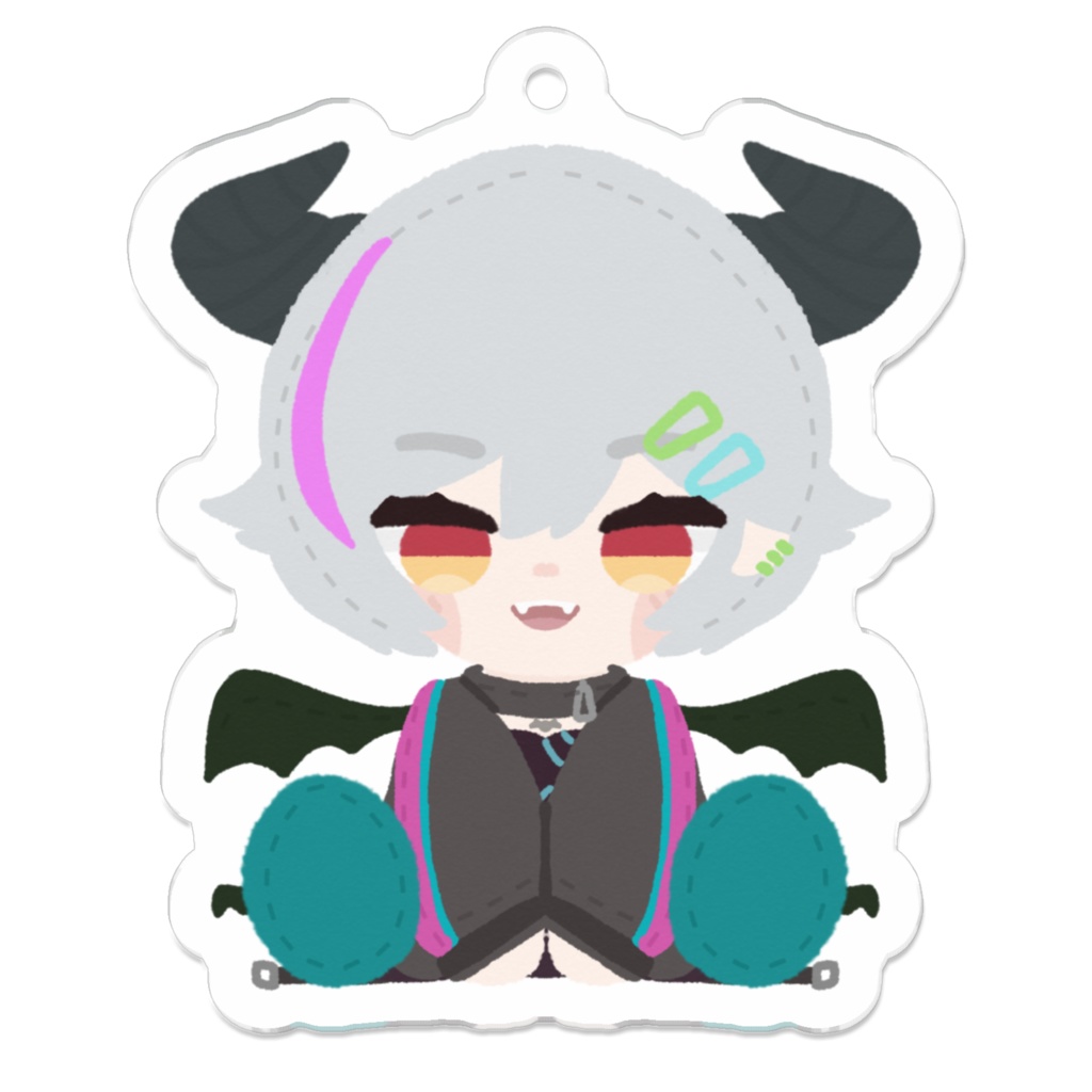 アクリルキーホルダー(透明)