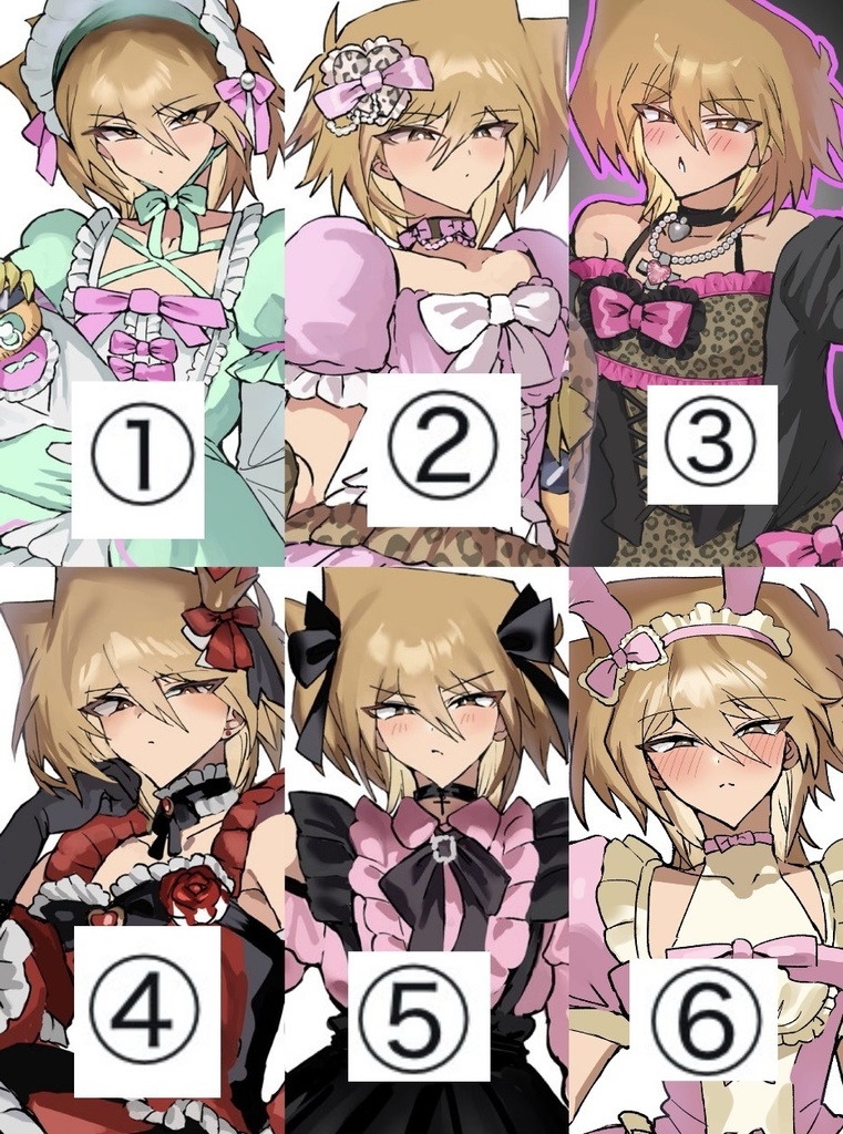 アクスタ6種 