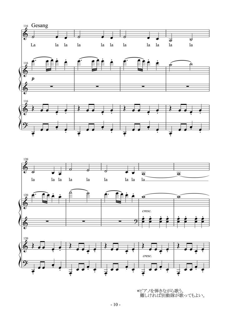 ヨハン・シュトラウスⅡ世《エジプト行進曲》Op.335 ピアノ連弾編曲