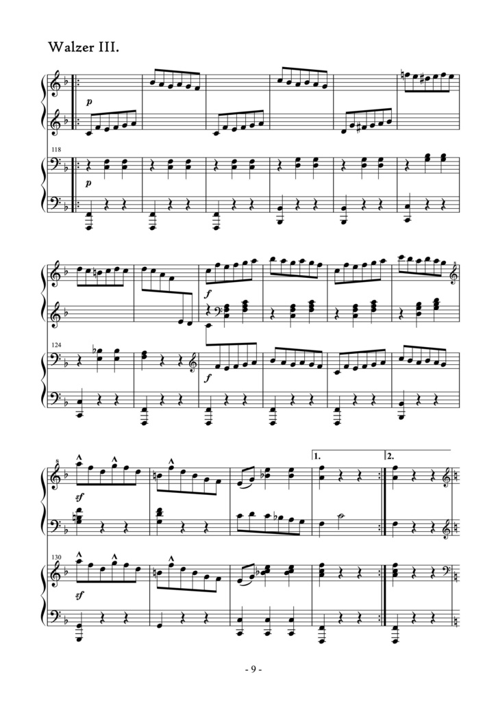 ヨハン・シュトラウスⅡ世《東方のおとぎ話》Op.444 ピアノ連弾編曲