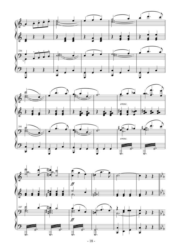 ヨハン・シュトラウスⅡ世《Seid umschlungen, Millionen!》Op.443 ピアノ連弾編曲