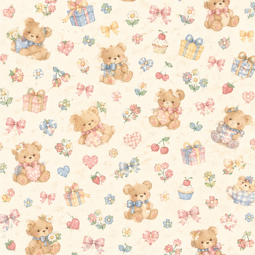 digitalpaperファンシー柄6枚セット