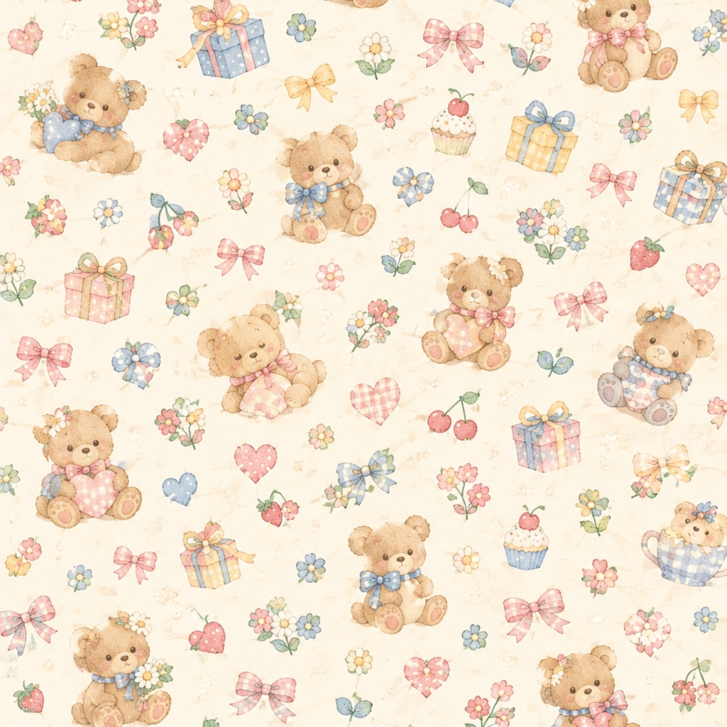 digitalpaperファンシー柄6枚セット