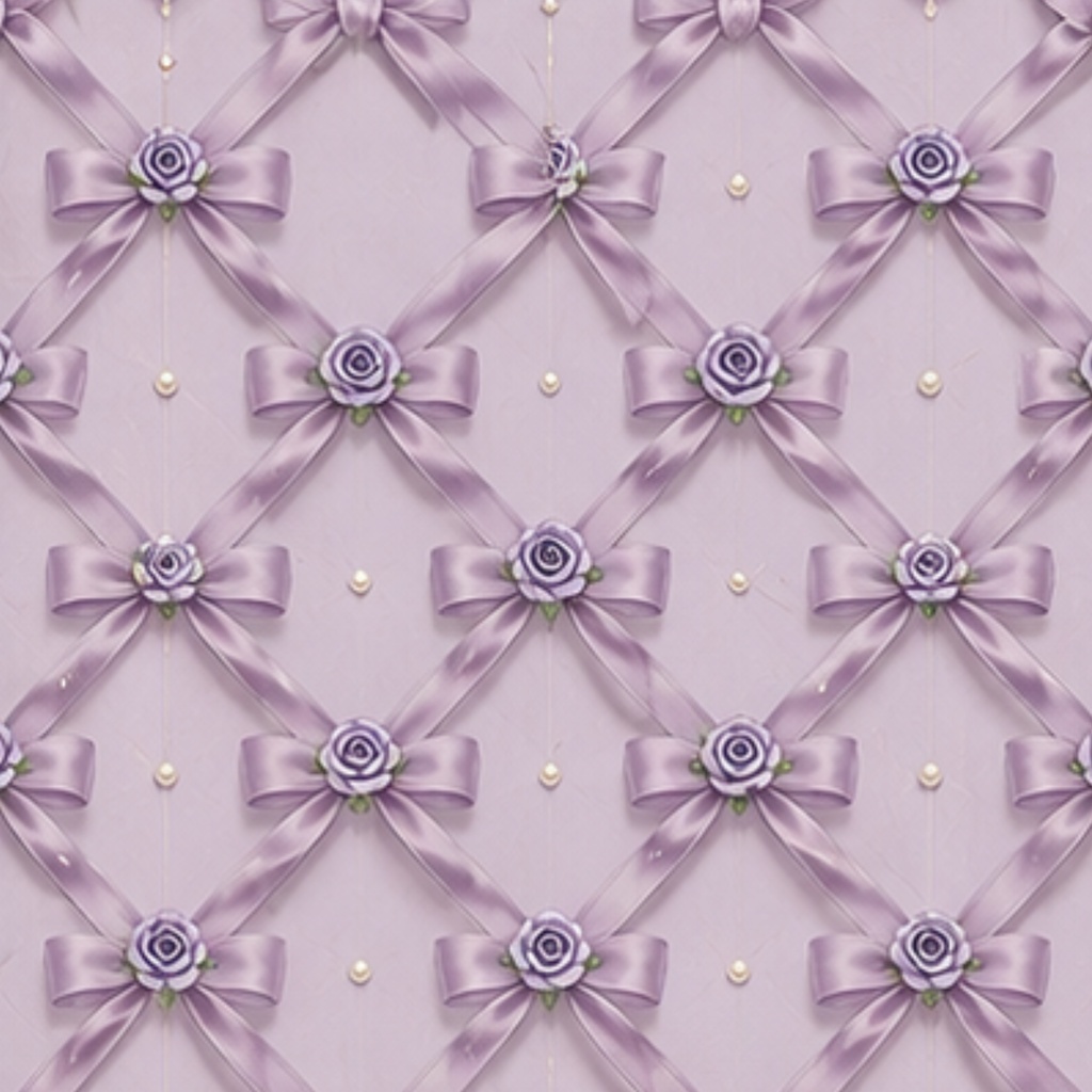 ribbon lacing digitalpaper かわいい 編み上げリボン柄 コラージュ 9枚セット