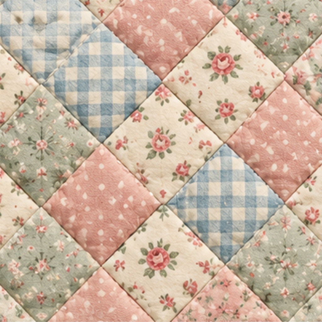 quilting pattern digitalpaper かわいい キルティング柄 ラッピング 9枚セット