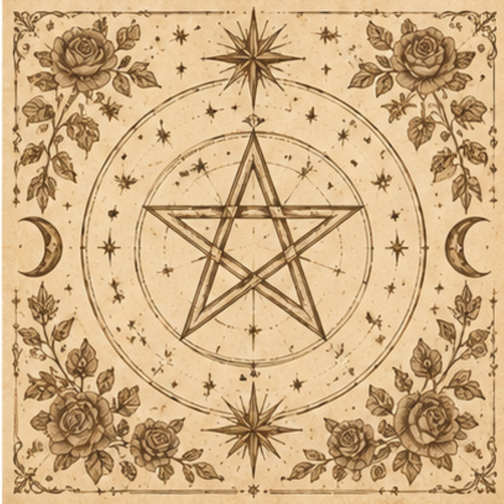 magic circle digitalpaper すてき 魔法陣柄 コラージュ 10枚セット