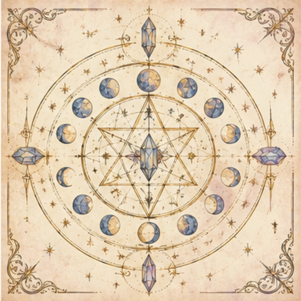 magic circle digitalpaper すてき 魔法陣柄 コラージュ 10枚セット