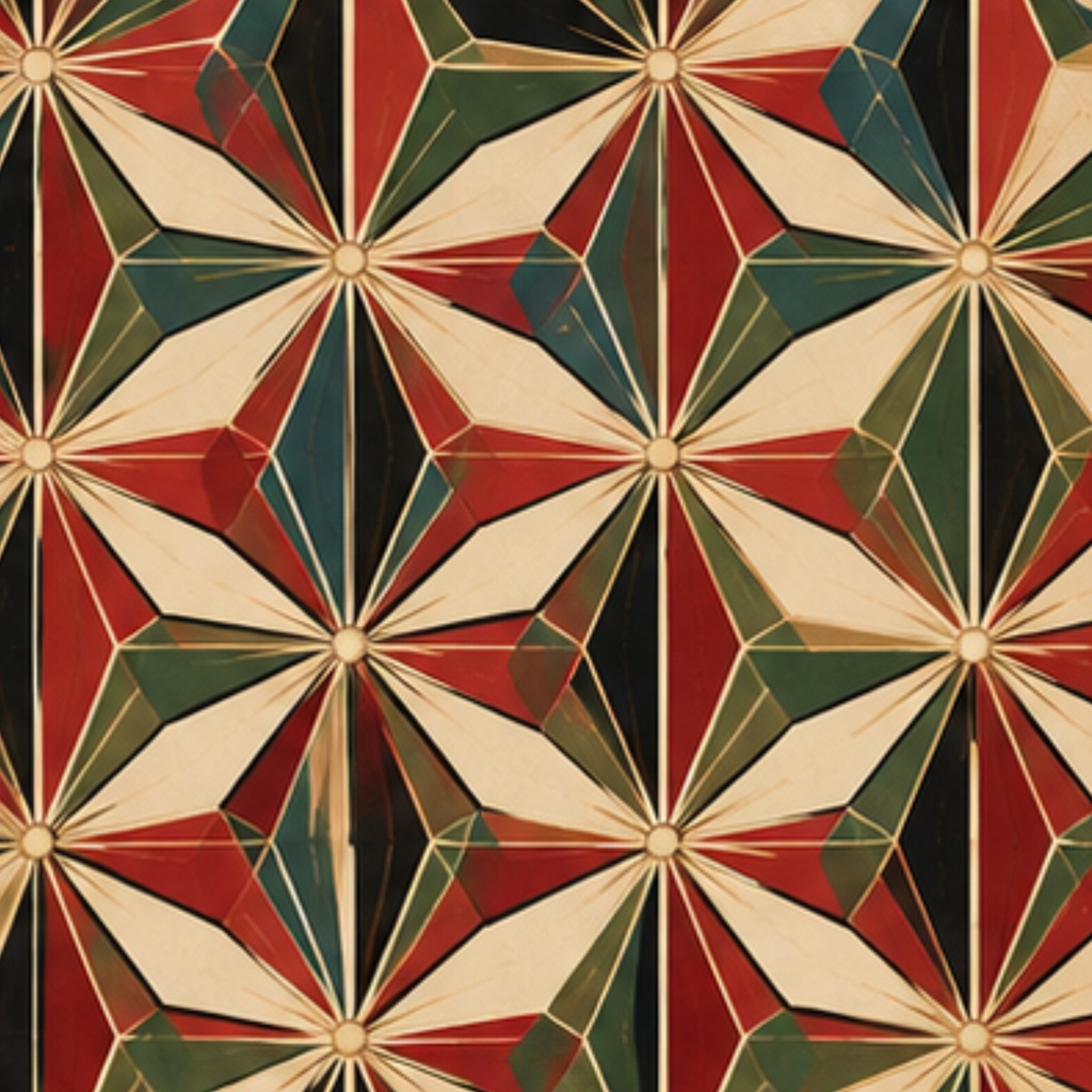 Retro digitalpaper 大正ロマン柄 ラッピング 9枚セット