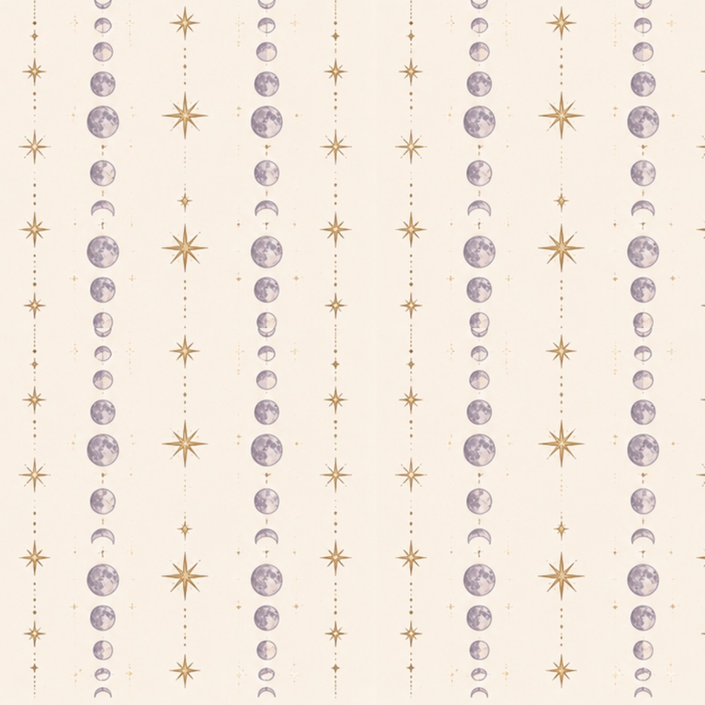 moon digitalpaper 月、星座 コラージュ 壁紙 ３枚セット