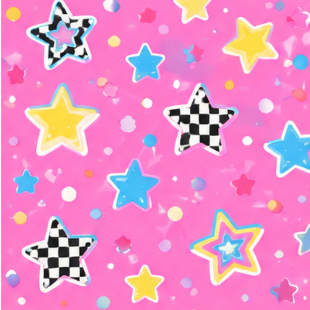 星柄 /ラッピング /digitalpaper /8枚セット