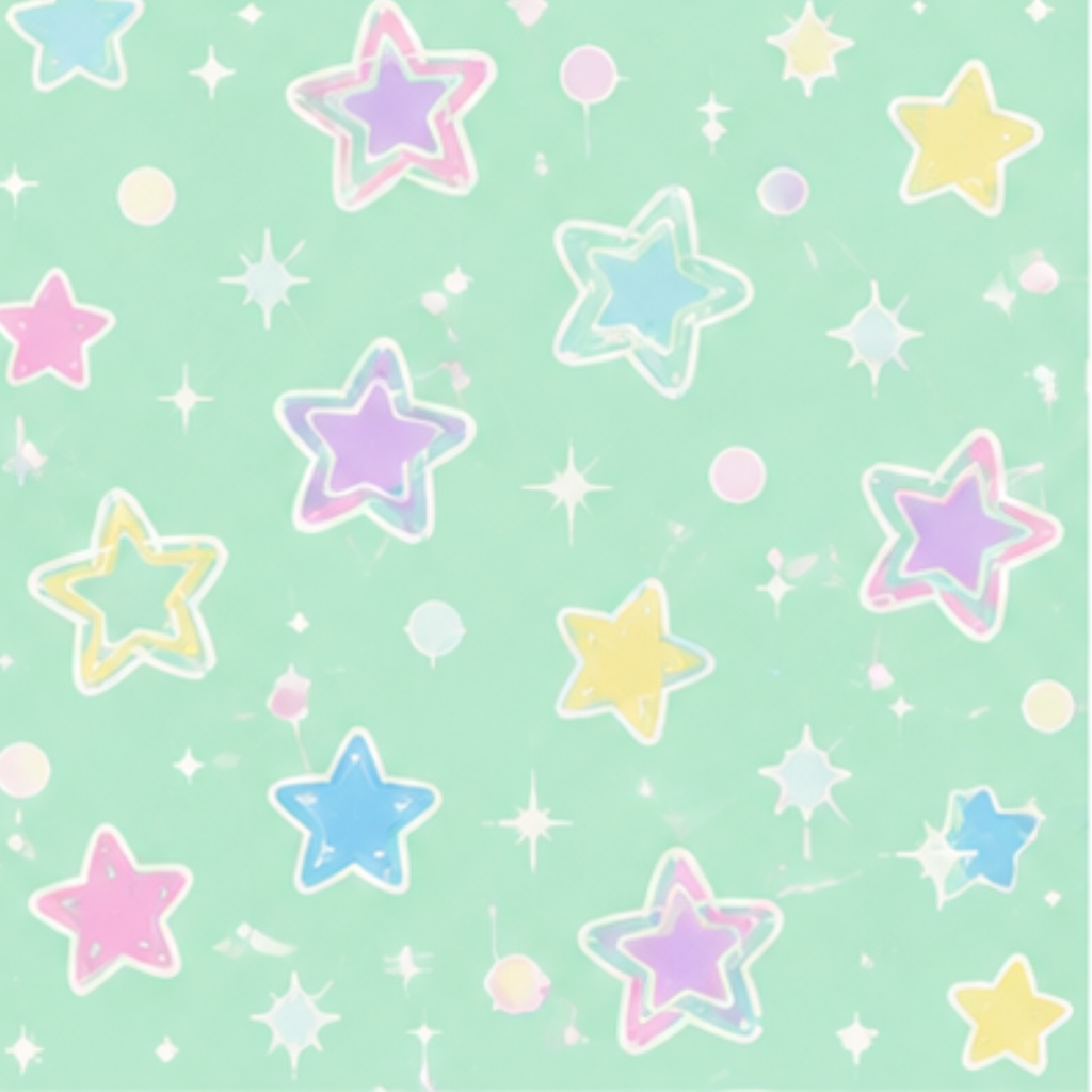 星柄 /ラッピング /digitalpaper /8枚セット