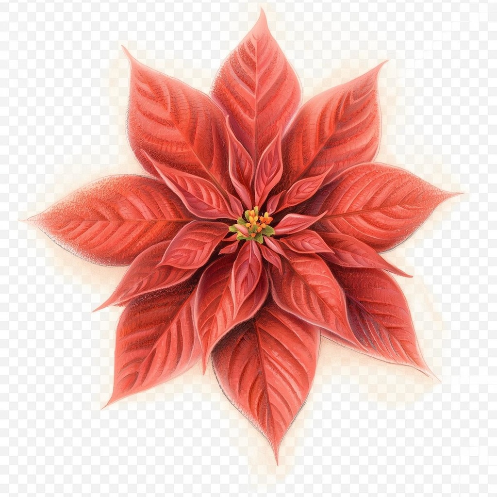 色鉛筆風クリスマス飾りクリップアート