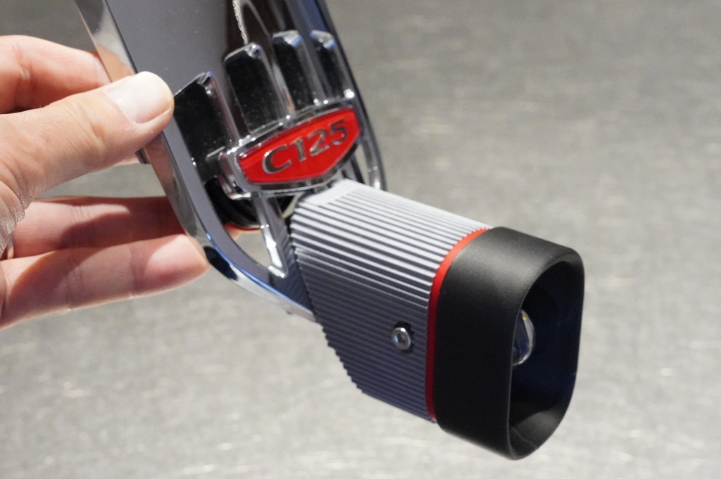 スーパーカブC125用 LEDフォグ|純正に似合う|シンプルデザイン|多色3Dプリント