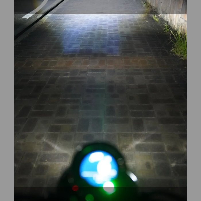 スーパーカブC125用 LEDフォグ|純正に似合う|シンプルデザイン|多色3Dプリント
