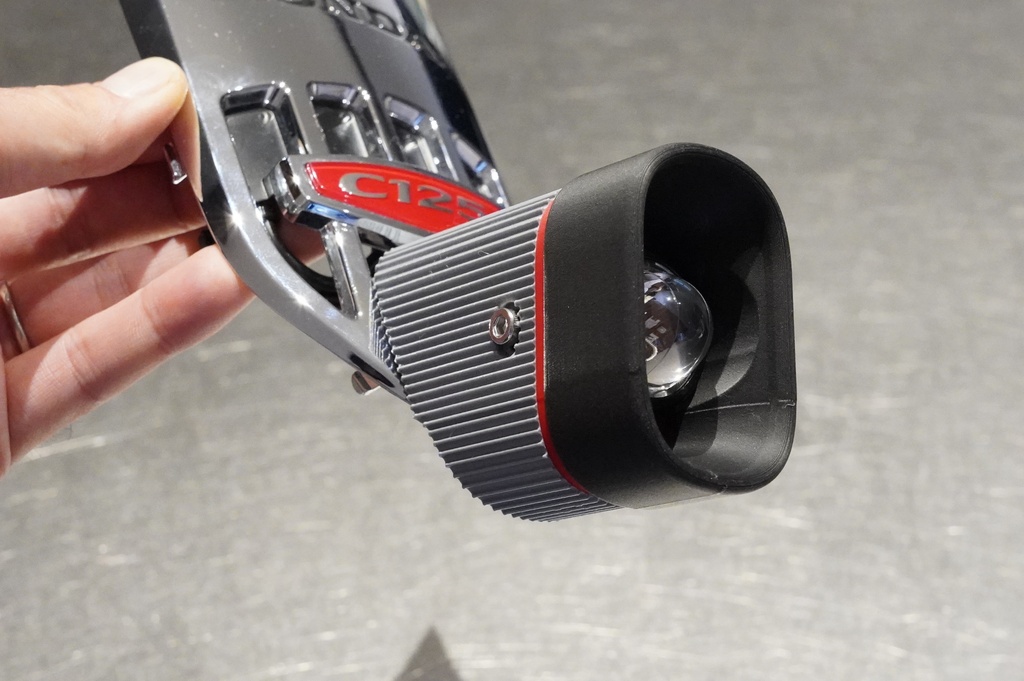 スーパーカブC125用 LEDフォグ|純正に似合う|シンプルデザイン|多色3Dプリント
