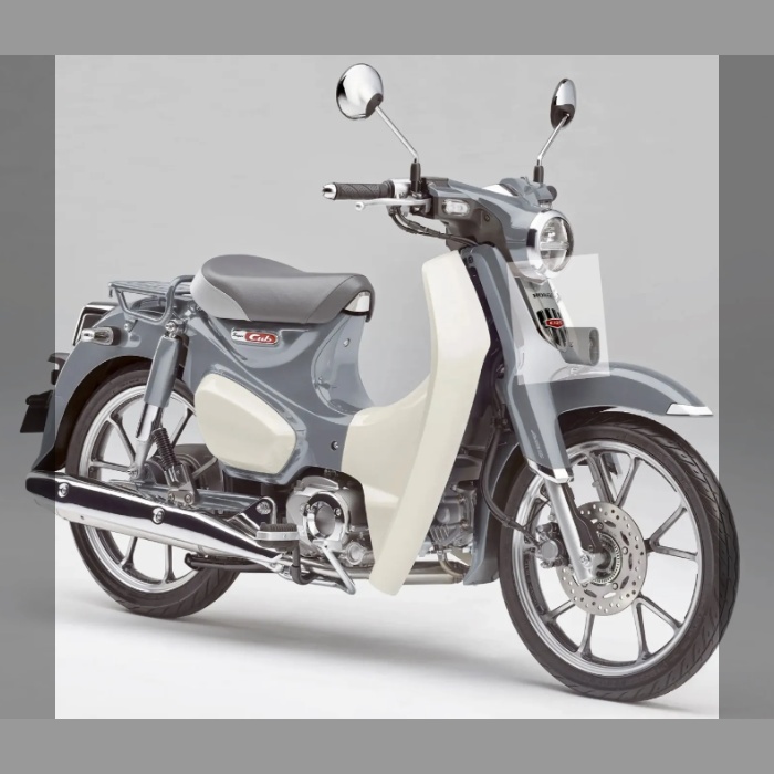 スーパーカブC125用 LEDフォグ|純正に似合う|シンプルデザイン|多色3Dプリント