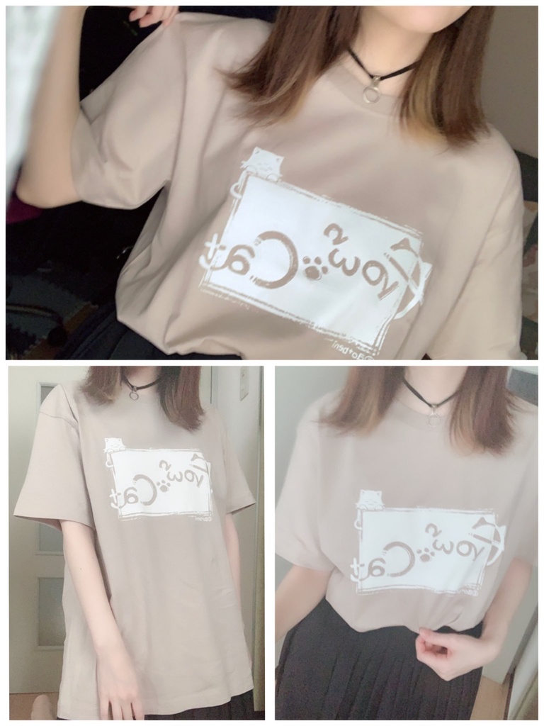 【SALE】みけんねこTシャツ2019