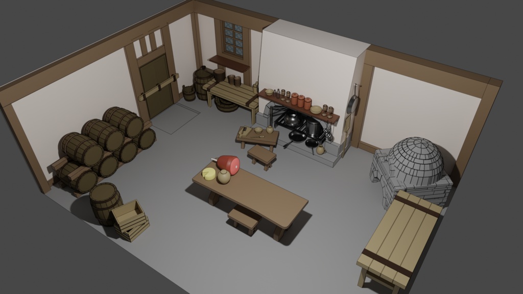 Medieval kitchen