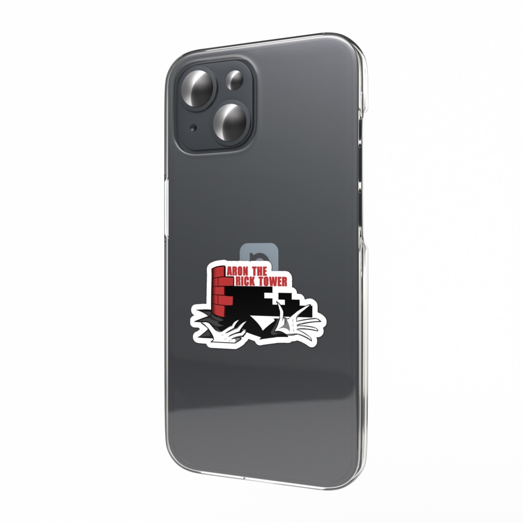 【レンガ塔男爵】グラフィティ風スマホステッカー