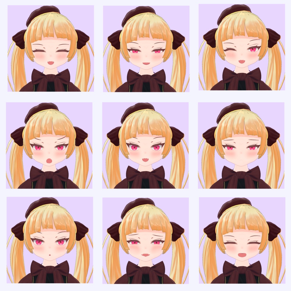 オリジナル3Dモデル アラクネ娘「紫雲-SHIUN-」