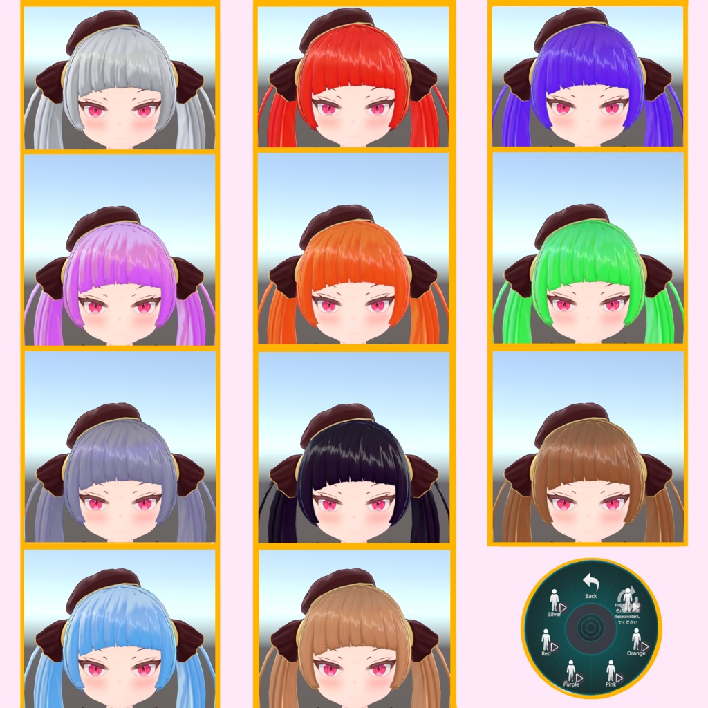 オリジナル3Dモデル アラクネ娘「紫雲-SHIUN-」