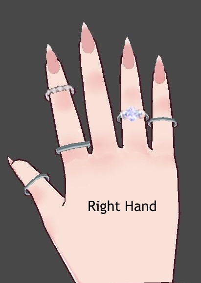 Simple Silver Ring Set