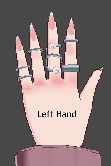 Simple Silver Ring Set