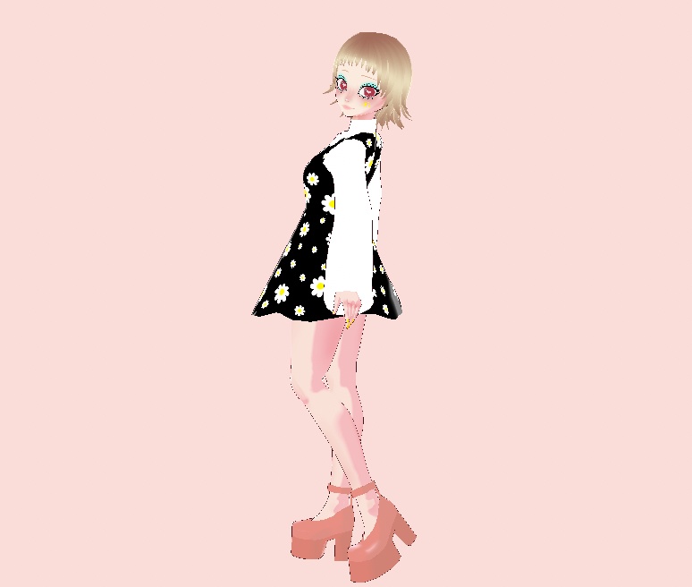 Daisy Dress (Vroid) *Free*