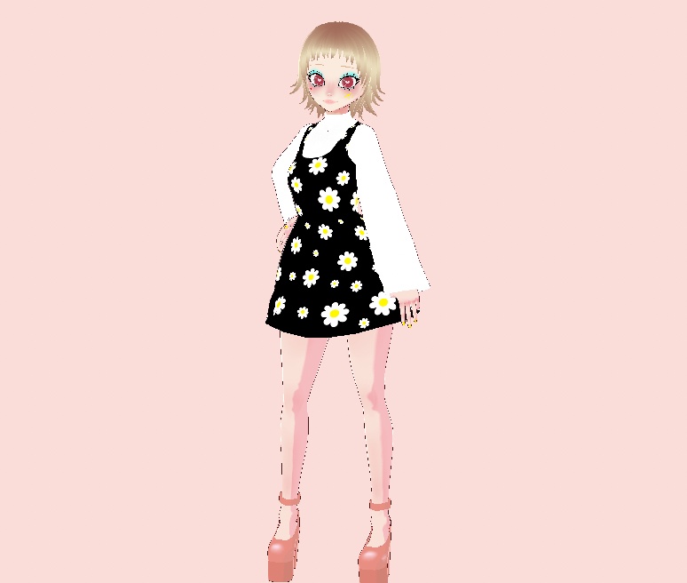 Daisy Dress (Vroid) *Free*