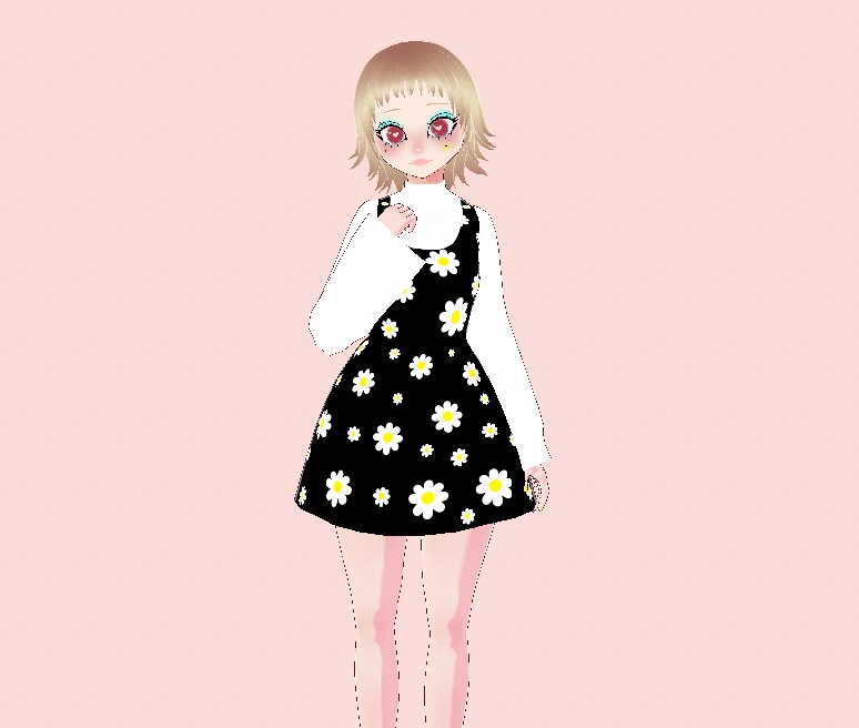 Daisy Dress (Vroid) *Free*