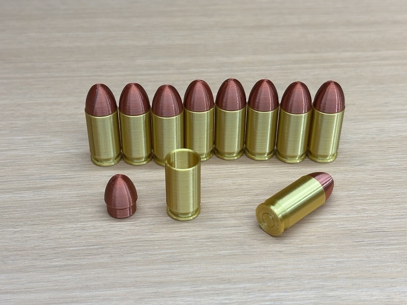 45ACP弾　3Dプリンタ製ダミー