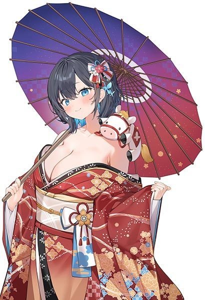 【受注予約】2026年お正月純愛ちゃんタペストリー【発送3月下旬】