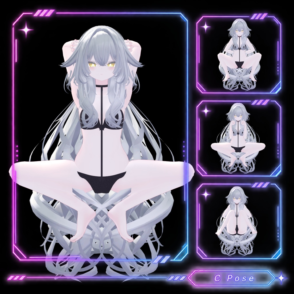 world用ポーズ設定ツール:ルルネ 【VRChat】【worldギミック】