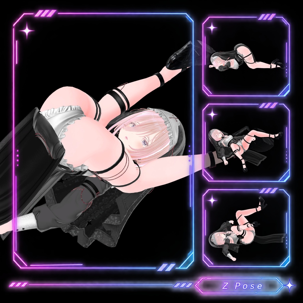 【worldギミック】world用ポーズ固定&移動ツール:ミルティナ 【VRChat】
