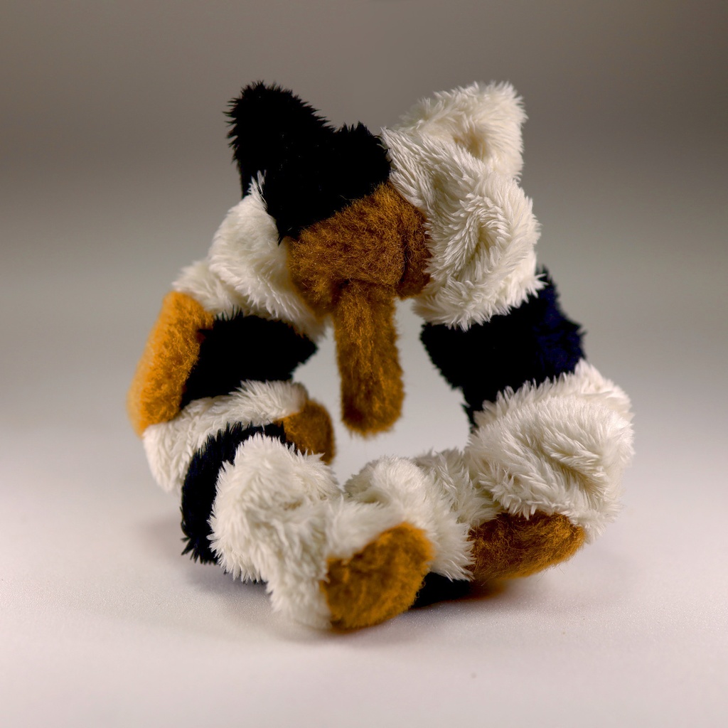 猫シュシュ 三毛